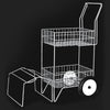 WHL-RBK-001 Royal Wire Rolling Basket 2 Tier