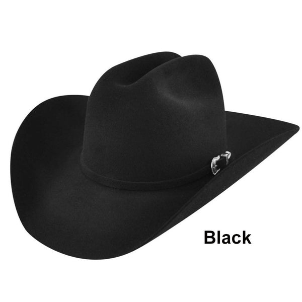 W0604A Bailey Lightning 4X Felt Western Cowboy Hat - Black