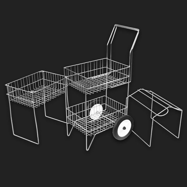 WHL-RBK-001 Royal Wire Rolling Basket 2 Tier