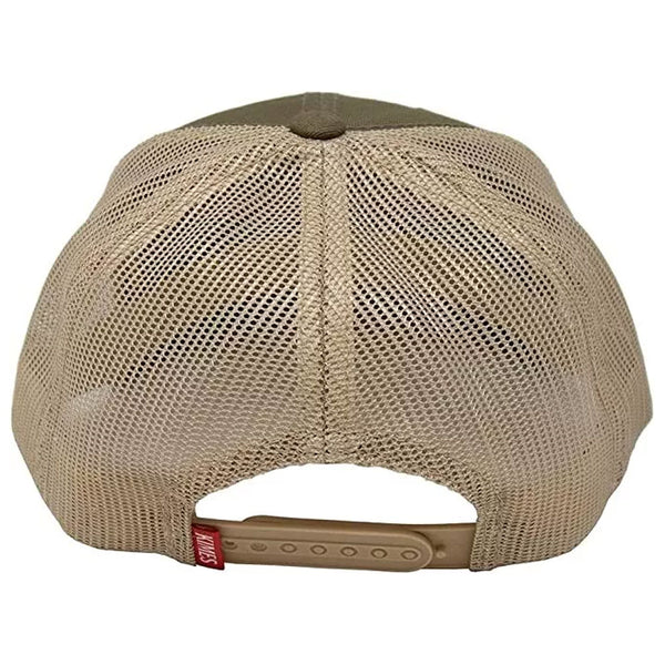 Kimes Ranch Weekly Trucker Cap - Moss / Tan