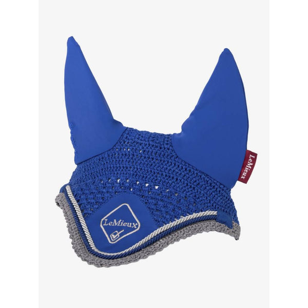 IT00755 LeMieux Classic Fly Hood Veil Bonnet Lycra Ears - Benetton Blue