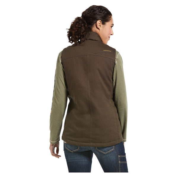 10032920 Ariat Women's Rebar DuraCanvas Insulated Vest - Wren