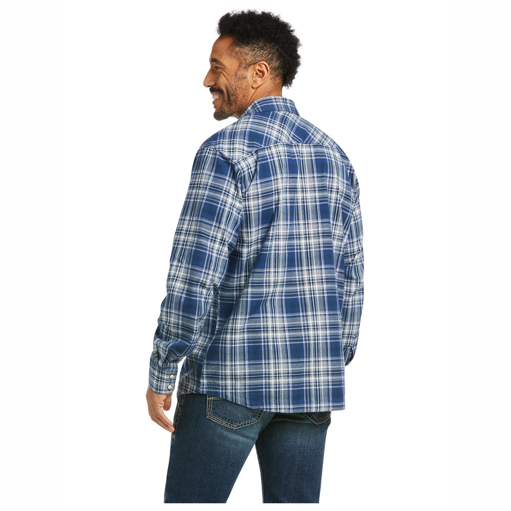 10037342 Ariat Men's Hempstead Long Sleeve Retro Western Shirt - Indig