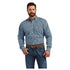 10040768 Ariat Men's Miguel Classic Long Sleeve Western Button Shirt - Brilliant Blue