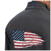 10041439 Ariat Men's Logo 2.0 Patriot Softshell Jacket - Charcoal