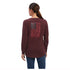 10041515 Ariat Women's Rebar Cotton Strong Southwest Graphic Long Sleeve T-Shirt - Decadent Chocolate