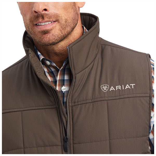 10041518 Ariat Men's Crius Insulated Vest - Banyan Bark