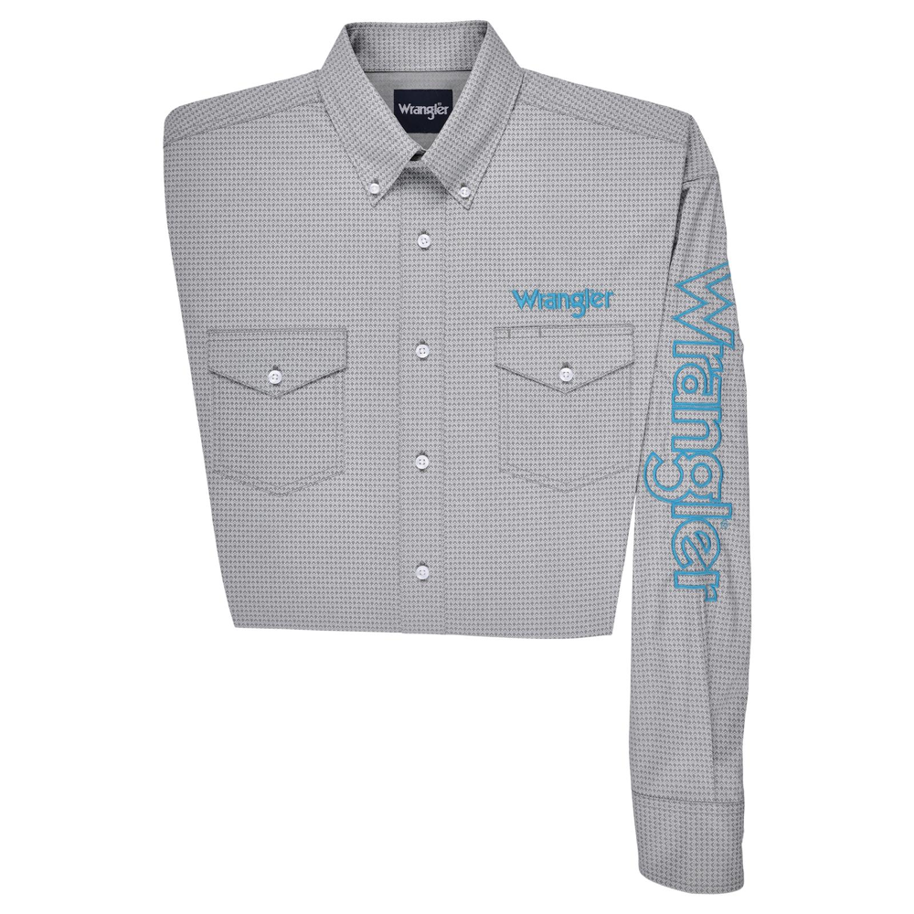 Wrangler Men's Long Sleeve Logo Shirt