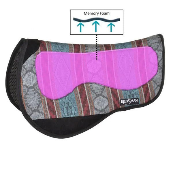 22909T Reinsman Nesting Contour Trail Pad  Tacky Too Diablo Teal