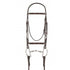 407350 Camelot Plain Raised Snaffle Bridle Brown