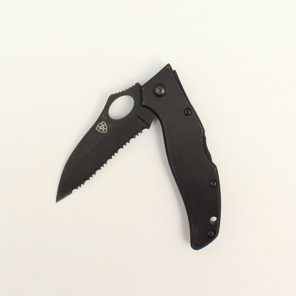 A710010101 Ariat Serrated Edge Black Knife