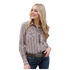 CTW7412002 Cruel Girl Women's Long Sleeve Western Snap Shirt - Multicolor