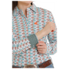 MSW9164201 Cinch Women's Long Sleeve Western Button Shirt - Multicolor