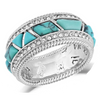 RG5481TQ Montana Silversmiths Noon Cobblestone Turquoise Ring