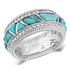 RG5481TQ Montana Silversmiths Noon Cobblestone Turquoise Ring