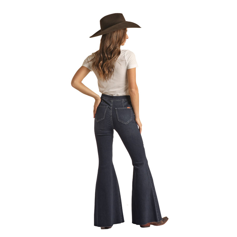 Rock & Roll Cowgirl Bargain Bell Bottom Jeans