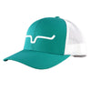 Kimes Ranch Weekly Trucker Cap - Teal & White