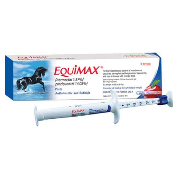 EquiMAX EQ Ivermectin/Praziquantel Horse Paste Paste - Horse Dewormer